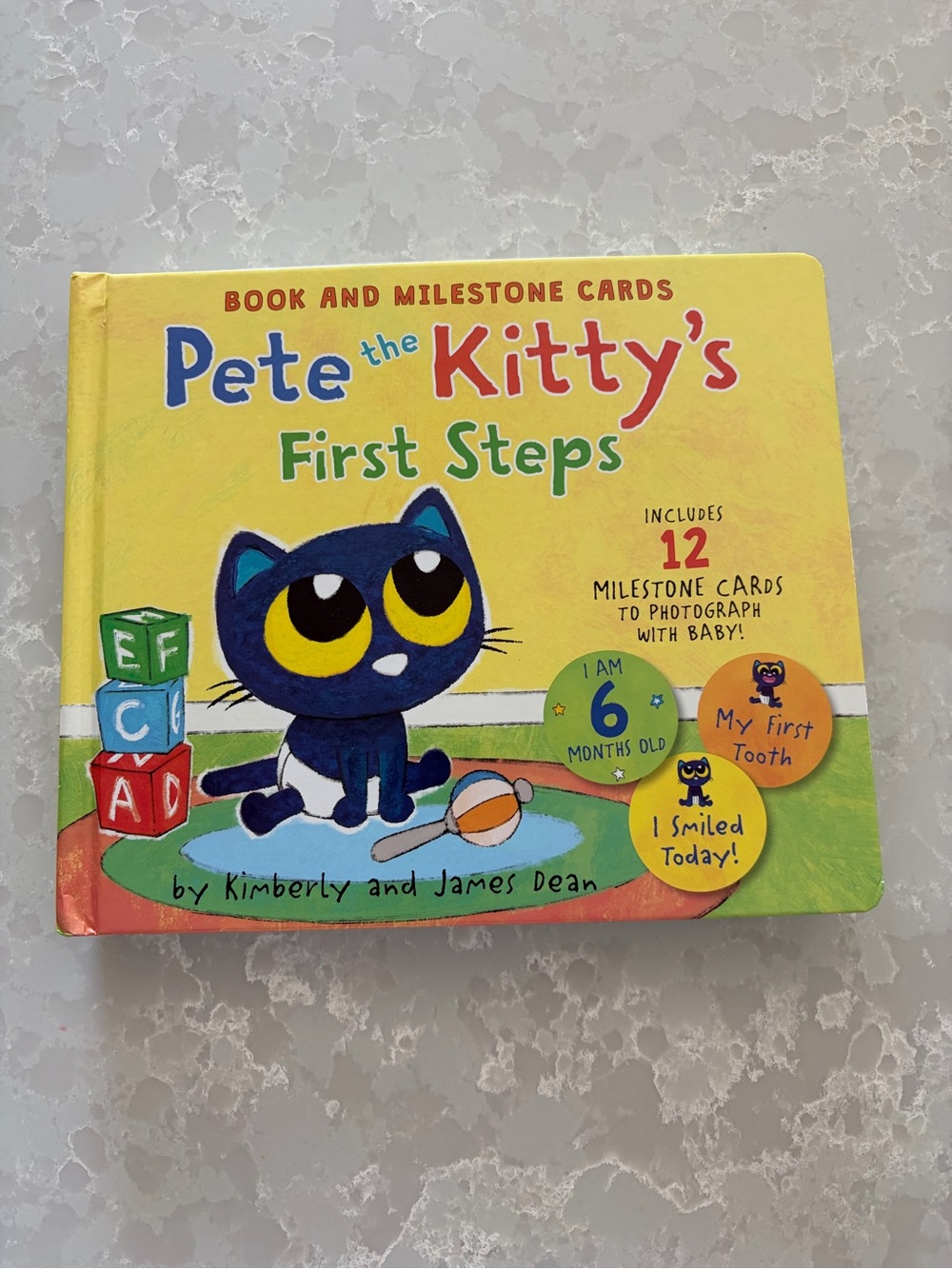 Pete the Kitty's First Steps- Kids Milestone Book